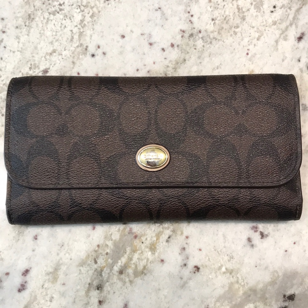 Leather Coach Wallet